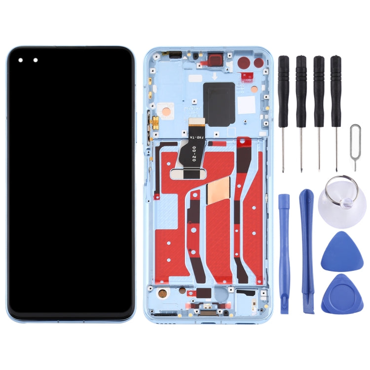 OEM LCD Screen for Huawei Nova 6 5G Digitizer Full Assembly with Frame(Blue) - LCD Screen by buy2fix | Online Shopping UK | buy2fix