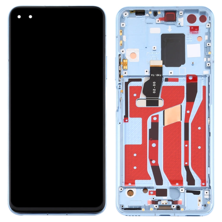 OEM LCD Screen for Huawei Nova 6 5G Digitizer Full Assembly with Frame(Blue) - LCD Screen by buy2fix | Online Shopping UK | buy2fix