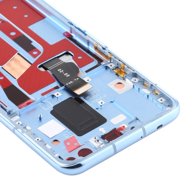 OEM LCD Screen for Huawei Nova 6 5G Digitizer Full Assembly with Frame(Blue) - LCD Screen by buy2fix | Online Shopping UK | buy2fix