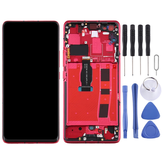 Original OLED LCD Screen for Huawei Nova 7 Pro 5G Digitizer Full Assembly with Frame(Red) by buy2fix