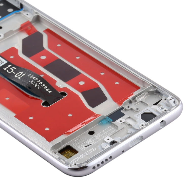OEM LCD Screen for Huawei P40 Lite Digitizer Full Assembly with Frame(Silver) - LCD Screen by buy2fix | Online Shopping UK | buy2fix