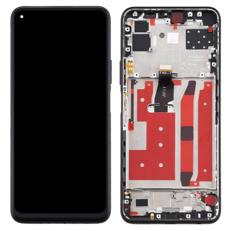 OEM LCD Screen for Huawei Nova 7 SE Digitizer Full Assembly with Frame(Black) - LCD Screen by buy2fix | Online Shopping UK | buy2fix