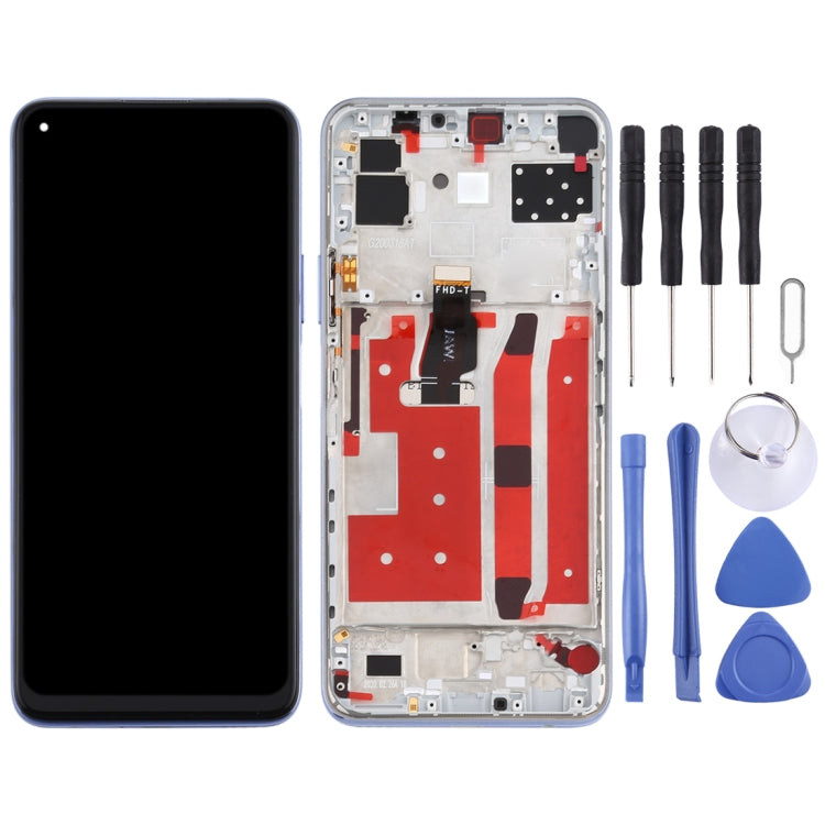 OEM LCD Screen for Huawei Nova 7 SE Digitizer Full Assembly with Frame(Silver) - LCD Screen by buy2fix | Online Shopping UK | buy2fix