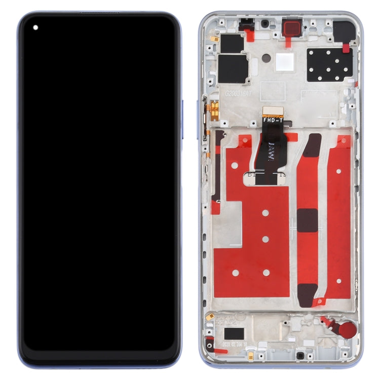 OEM LCD Screen for Huawei Nova 7 SE Digitizer Full Assembly with Frame(Silver) - LCD Screen by buy2fix | Online Shopping UK | buy2fix