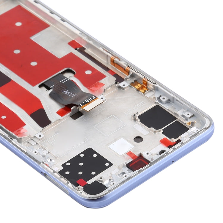 OEM LCD Screen for Huawei Nova 7 SE Digitizer Full Assembly with Frame(Silver) - LCD Screen by buy2fix | Online Shopping UK | buy2fix