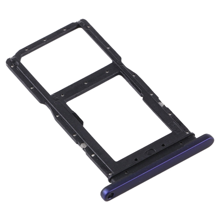 SIM Card Tray + SIM Card Tray / Micro SD Card Tray for Huawei Y9s(Purple) by buy2fix