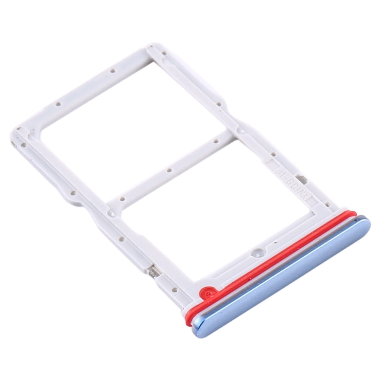 SIM Card Tray + NM Card Tray for Huawei P40 Lite 5G (Baby Blue) by buy2fix