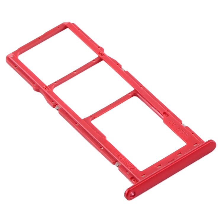 SIM Card Tray + SIM Card Tray + Micro SD Card Tray for Huawei Y6 Pro (2019) (Red) by buy2fix