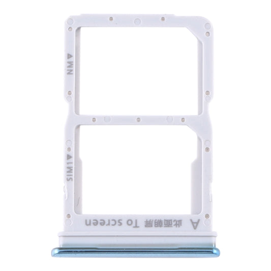 SIM Card Tray + NM Card Tray for Huawei Y8p (Twilight) by buy2fix