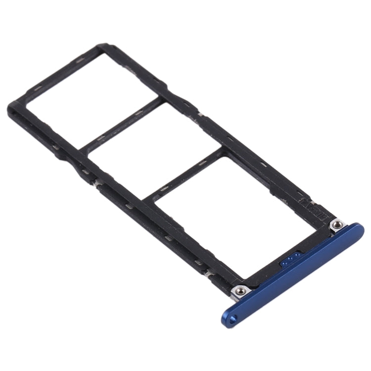 SIM Card Tray + SIM Card Tray + Micro SD Card Tray for Huawei Enjoy Max (Blue) by buy2fix