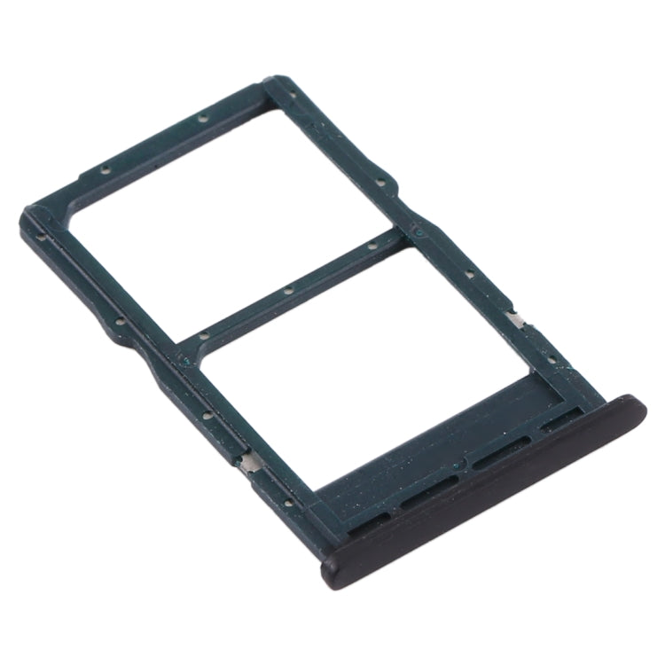 SIM Card Tray + NM Card Tray for Huawei P40 Lite (Black) by buy2fix
