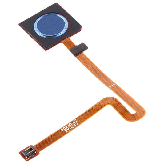Fingerprint Sensor Flex Cable for LG K50 LMX520BMW LMX520EMW LM-X520 / Q60 LMX525EAW LMX525BAW LM-X525 / K12 Prime / K12 Max (Brazil) LMX525BAW (Blue) by buy2fix