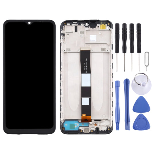 LCD Screen and Digitizer Full Assembly With Frame for Xiaomi Redmi 9A / Redmi 9C / Redmi 9C NFC / Redmi 9AT / Redmi 9i / Redmi 9 Activ / Poco C31 / Redmi 10A by buy2fix