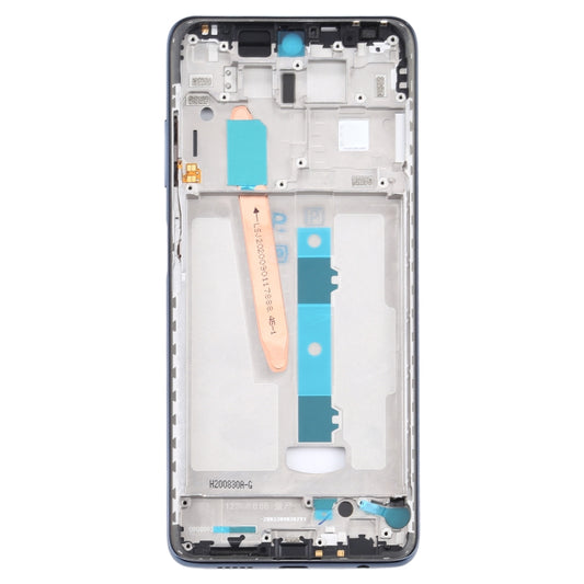 Front Housing LCD Frame Bezel Plate for Xiaomi Poco X3 / Poco X3 NFC M2007J20CG / M2007J20CT(Black) by buy2fix