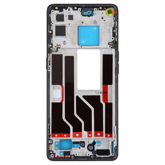For OPPO Reno5 Pro 5G PDSM00, PDST00, CPH2201 Original Front Housing LCD Frame Bezel Plate (Black) by buy2fix