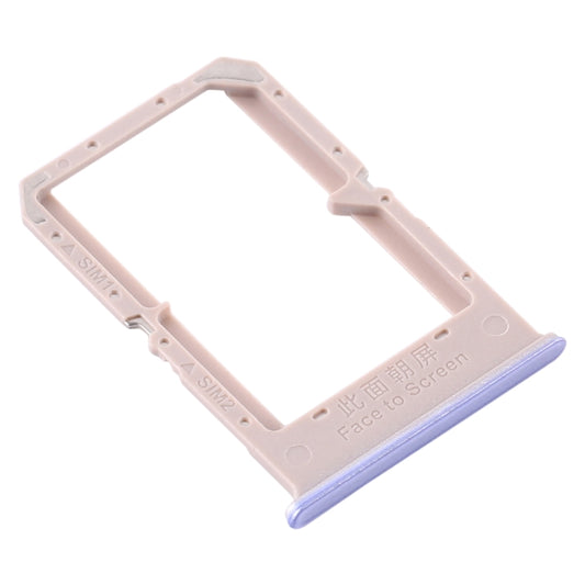 For OPPO A72 5G / K7X 5G / A53 5G SIM Card Tray + SIM Card Tray(Purple) by buy2fix