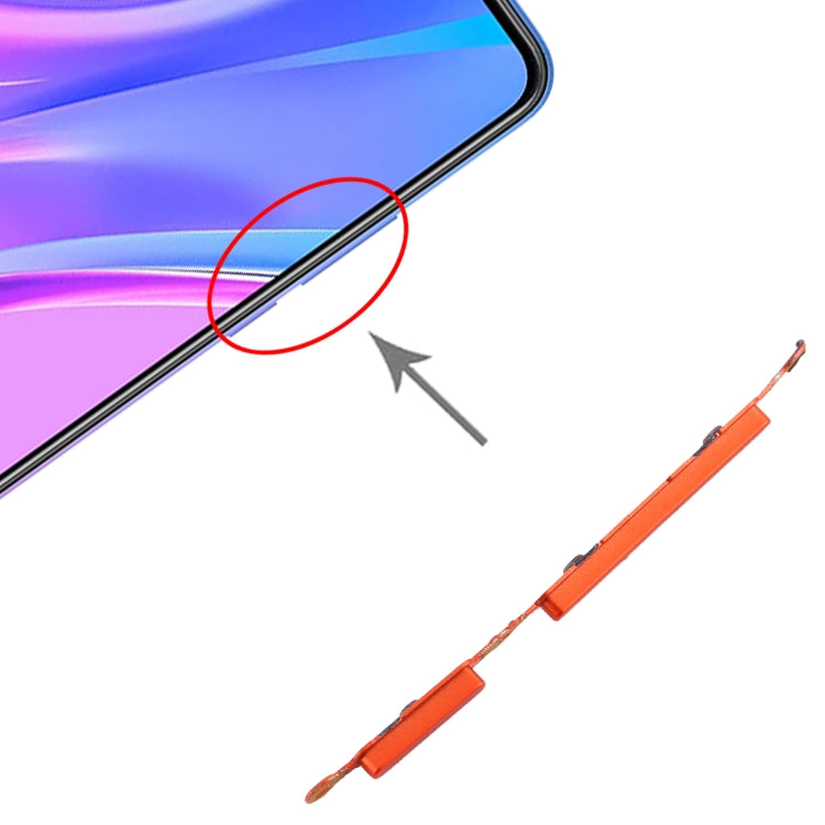 Power Button and Volume Control Button for Xiaomi Redmi 9A(Red) by buy2fix