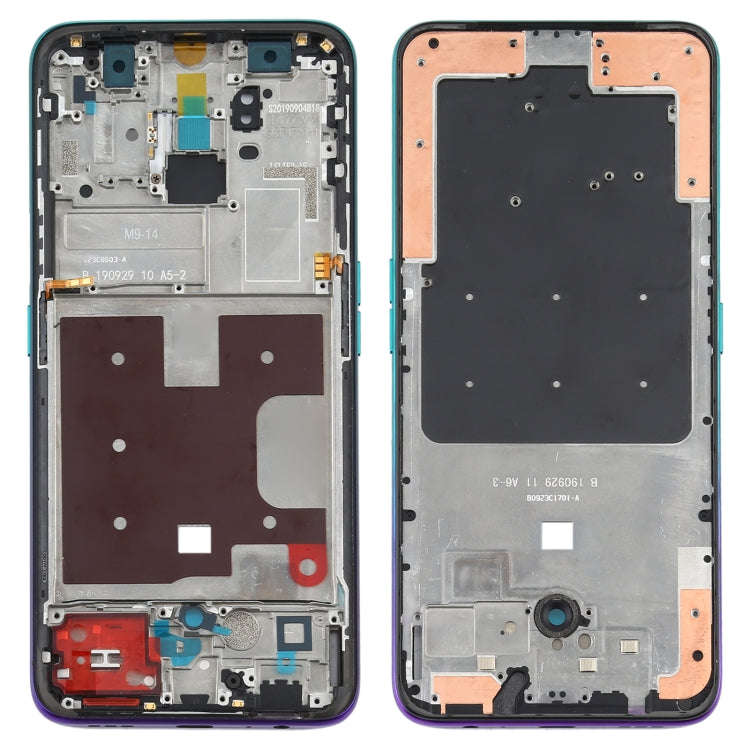 For OPPO Reno2 Z/Reno2 F PCKM70 PCKT00 CPH1945 CPH1951 CPH1989 Front Housing LCD Frame Bezel Plate (Green) - Frame Bezel Plate by buy2fix | Online Shopping UK | buy2fix