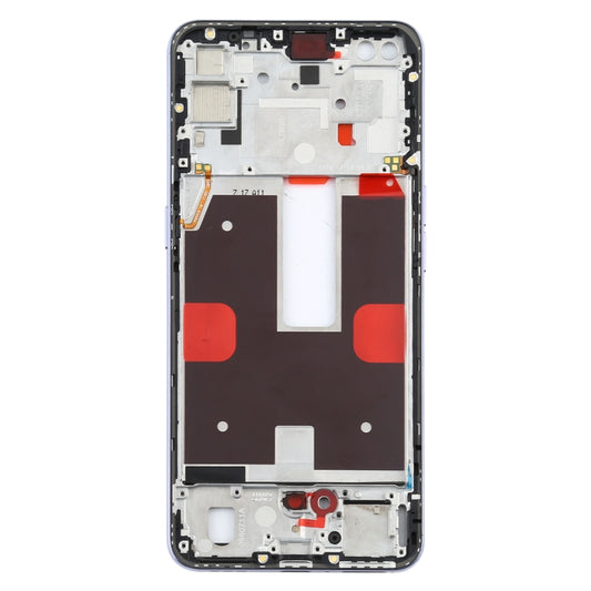 For OPPO Reno4 5G PDPM00, PDPT00, CPH2091 Front Housing LCD Frame Bezel Plate (Purple) by buy2fix