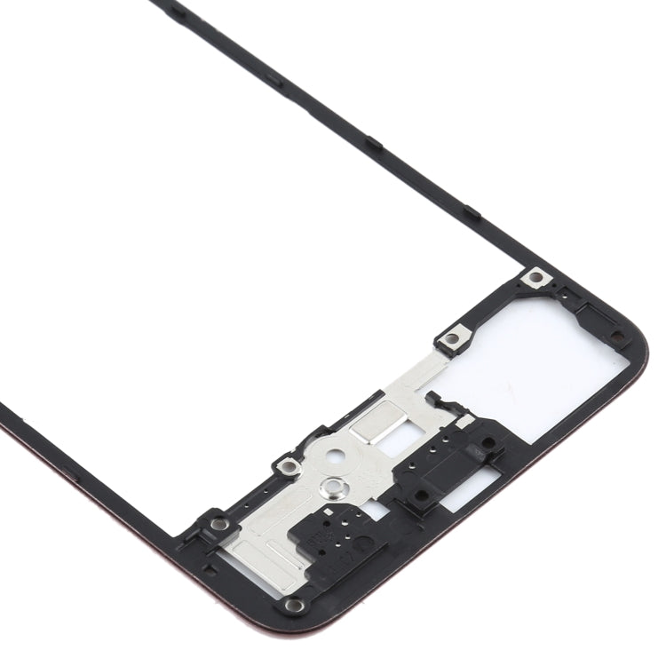 For OPPO Reno4 5G Back Housing Frame(Black) - Frame Bezel Plate by buy2fix | Online Shopping UK | buy2fix