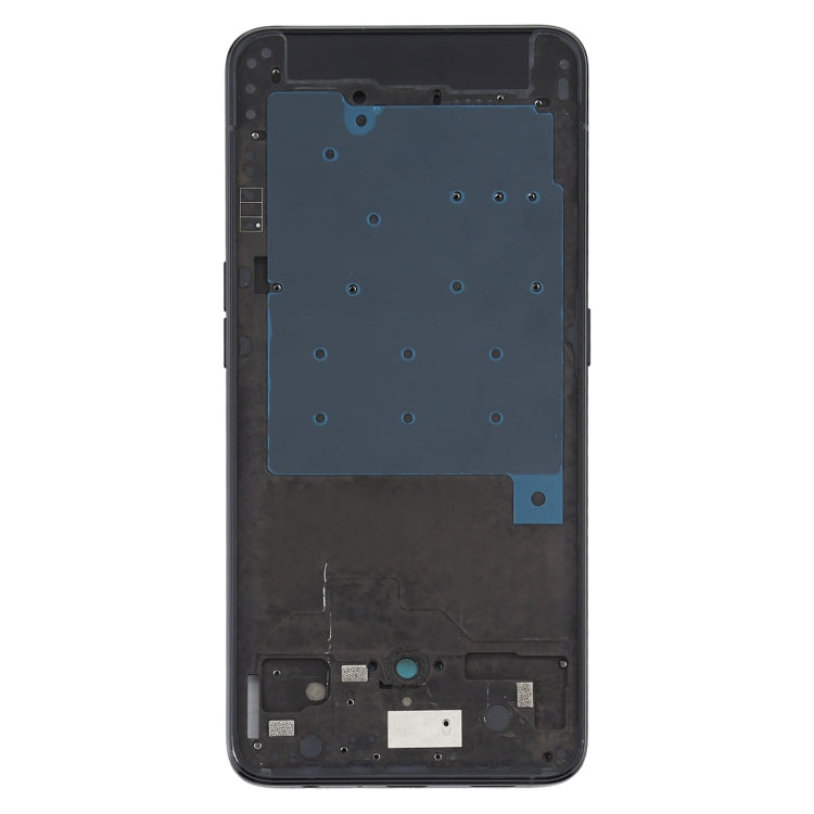 For OPPO Reno 5G/Reno 4G PCAM00 PCAT00 CPH1917 CPH1921 Front Housing LCD Frame Bezel Plate (Black) - Frame Bezel Plate by buy2fix | Online Shopping UK | buy2fix