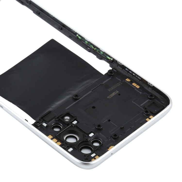For OPPO Realme X7 Back Housing Frame (White) - Frame Bezel Plate by buy2fix | Online Shopping UK | buy2fix