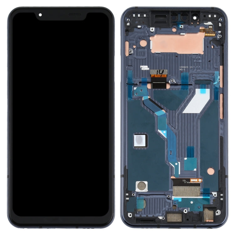 LCD Screen for LG G8s ThinQ LMG810, LM-G810, LMG810EAW with Digitizer Full Assembly With Frame (Black) - For LG by buy2fix | Online Shopping UK | buy2fix