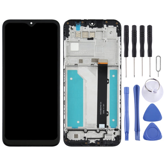 TFT LCD Screen for LG K41s LMK410EMW, LM-K410EMW, LM-K410 with Digitizer Full Assembly0(Black) by buy2fix