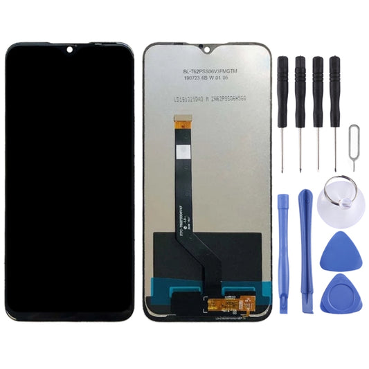 OEM LCD Screen for Lenovo K10 Plus PAGW0015IN, L39051 with Digitizer Full Assembly (Black) by buy2fix