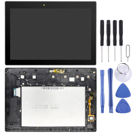 OEM LCD Screen for Lenovo Tab 3 10 Plus ZA0Y ZA0X TB3-X70L TB3-X70F TB3-X70N TB3-X70 Digitizer Full Assembly With Frame (Black) by buy2fix