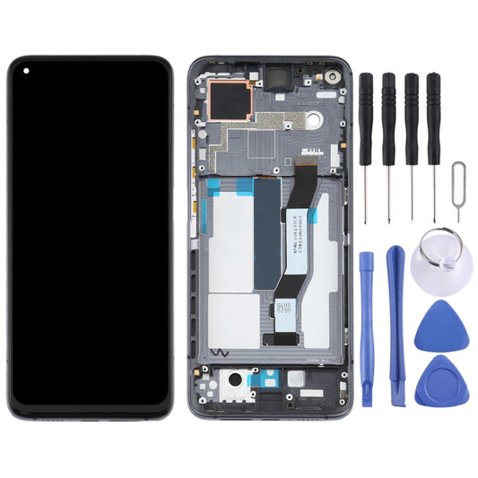 LCD Screen and Digitizer Full Assembly With Frame for Xiaomi Mi 10T Pro 5G / Mi 10T 5G / Redmi K30S M2007J3SC M2007J3SY (Black) by buy2fix