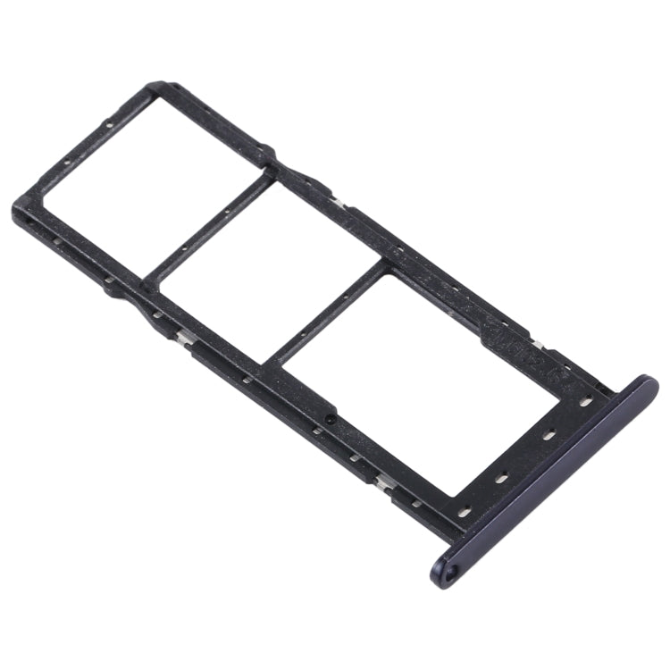 SIM Card Tray + SIM Card Tray + Micro SD Card Tray for Motorola Moto E6 Plus/Moto E6s (2020)/AGA0004/PAGA0004IN/PAGA0033IN/PAGA0033 (Black) - Card Socket by buy2fix | Online Shopping UK | buy2fix