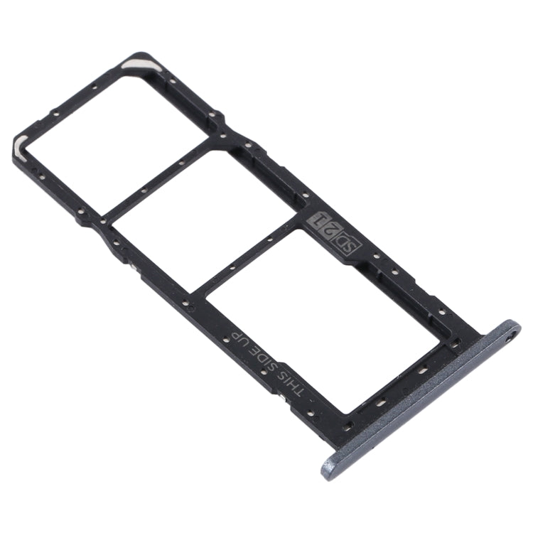 SIM Card Tray + SIM Card Tray + Micro SD Card Tray for Motorola Moto E6 Plus/Moto E6s (2020)/AGA0004/PAGA0004IN/PAGA0033IN/PAGA0033 (Grey) - Card Socket by buy2fix | Online Shopping UK | buy2fix