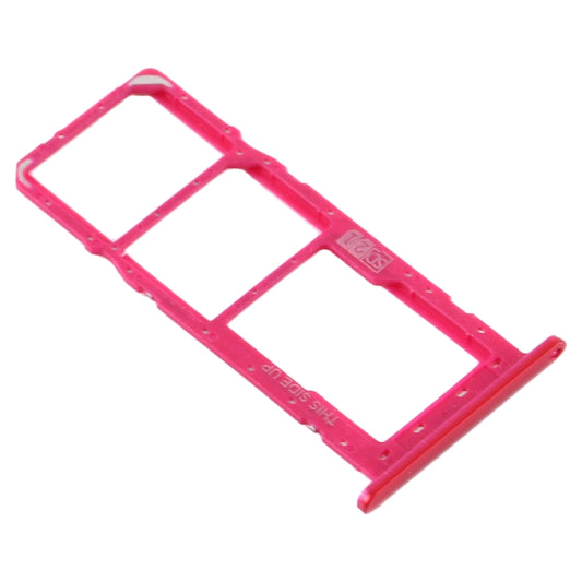 SIM Card Tray + SIM Card Tray + Micro SD Card Tray for Motorola Moto E6 Plus/Moto E6s (2020)/AGA0004/PAGA0004IN/PAGA0033IN/PAGA0033 (Red) - Card Socket by buy2fix | Online Shopping UK | buy2fix
