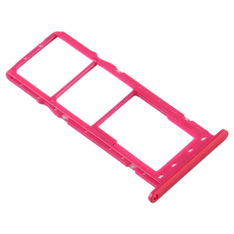 SIM Card Tray + SIM Card Tray + Micro SD Card Tray for Motorola Moto E6 Plus/Moto E6s (2020)/AGA0004/PAGA0004IN/PAGA0033IN/PAGA0033 (Red) - Card Socket by buy2fix | Online Shopping UK | buy2fix
