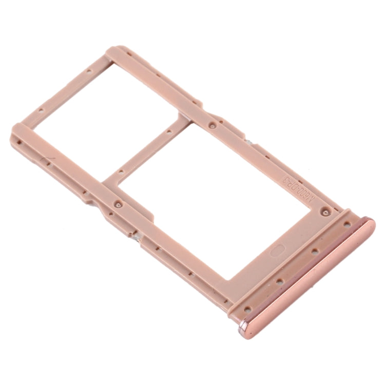 SIM Card Tray + SIM Card Tray / Micro SD Card Tray for Motorola Moto G9 Plus XT2087-1(Gold) - Card Socket by buy2fix | Online Shopping UK | buy2fix