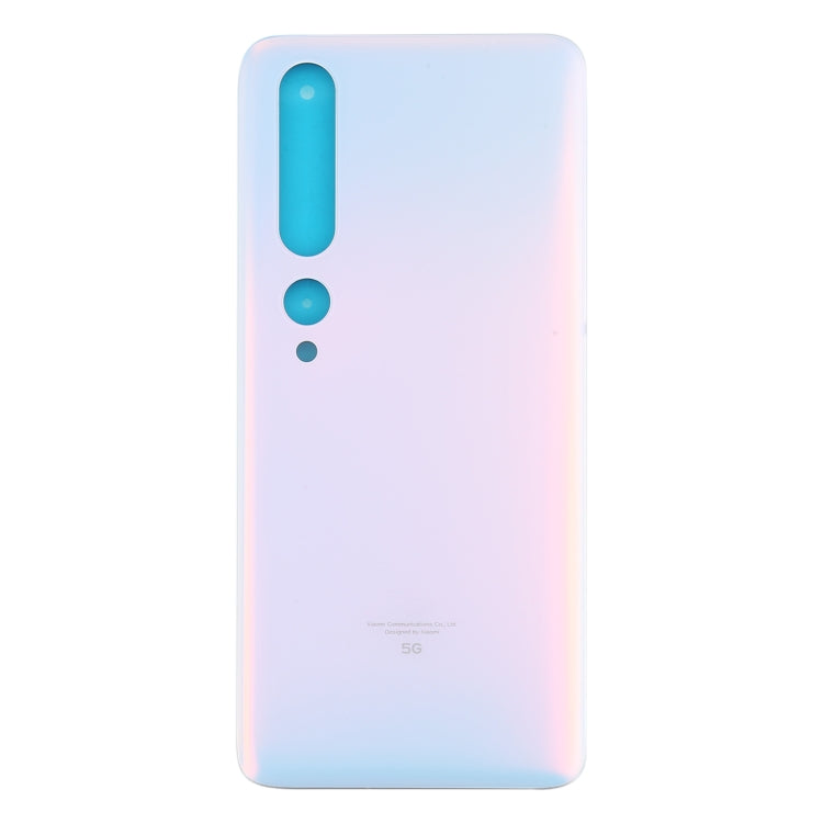 Original Battery Back Cover for Xiaomi Mi 10 Pro 5G(White) - Back Cover by buy2fix | Online Shopping UK | buy2fix