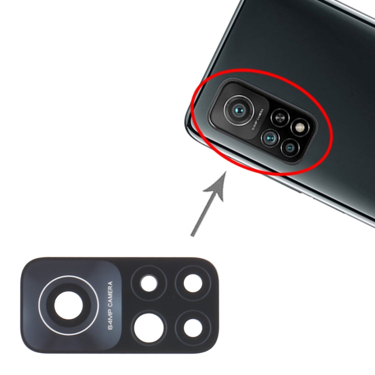 10 PCS Back Camera Lens for Xiaomi Mi 10T 5G / Redmi K30S / M2007J3SC, M2007J3SY - Camera by buy2fix | Online Shopping UK | buy2fix