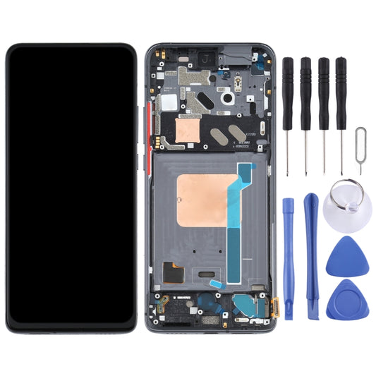 TFT LCD Screen for Xiaomi Redmi K30 Ultra / M2006J10C Digitizer Full Assembly with Frame(Black) by buy2fix