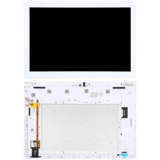 OEM LCD Screen for Lenovo TAB4/TB-X304F/TB-X304L/TB-X304N/TB-X304X/TB-X304 Digitizer Full Assembly with Frame (White) by buy2fix
