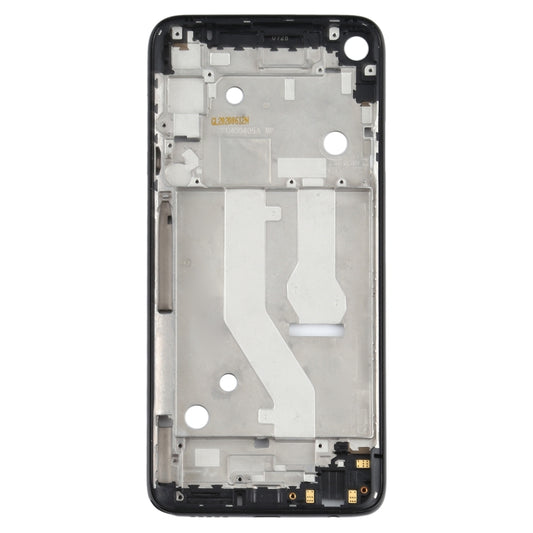 Front Housing LCD Frame Bezel Plate for Motorola Moto G Stylus XT2043 XT2043-4 (Black) - Frame Bezel Plate by buy2fix | Online Shopping UK | buy2fix