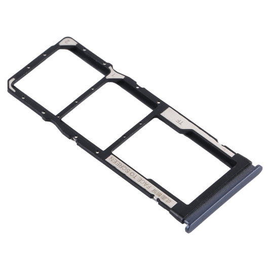 SIM Card Tray + SIM Card Tray + Micro SD Card Tray for Xiaomi Redmi Note 9 5G / Redmi Note 9T M2007J22G M2007J22C(Black) by buy2fix
