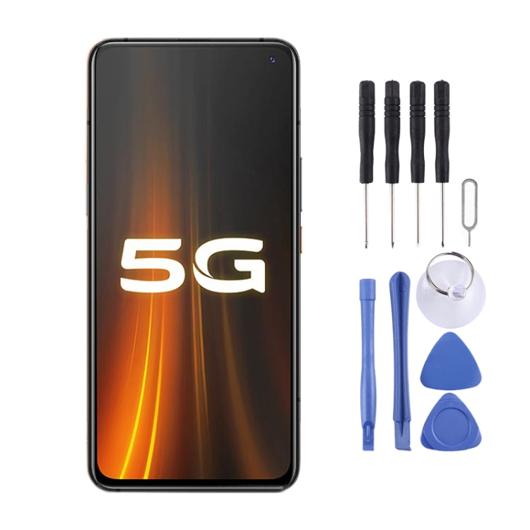 Original AMOLED LCD Screen for Vivo iQOO 3 5G V1955A, I1927, I1928 with Digitizer Full Assembly by buy2fix