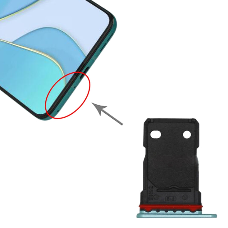 For OnePlus 8T KB2001 KB2000 KB2003 KB2005 KB2007 SIM Card Tray + SIM Card Tray (Green) - Card Tray by buy2fix | Online Shopping UK | buy2fix