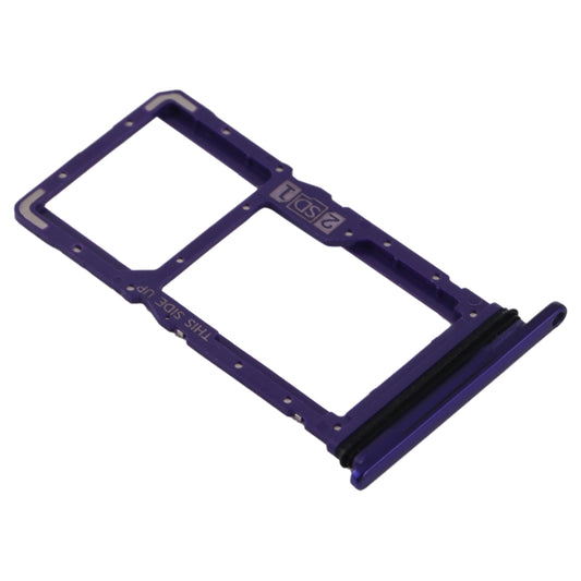 SIM Card Tray + SIM Card Tray / Micro SD Card Tray for Motorola Moto G9 Power XT2091-3 (Purple) - Card Socket by buy2fix | Online Shopping UK | buy2fix