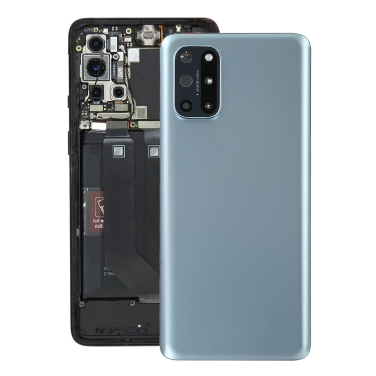 For OnePlus 8T Battery Back Cover with Camera Lens Cover (Silver) - Back Cover by buy2fix | Online Shopping UK | buy2fix