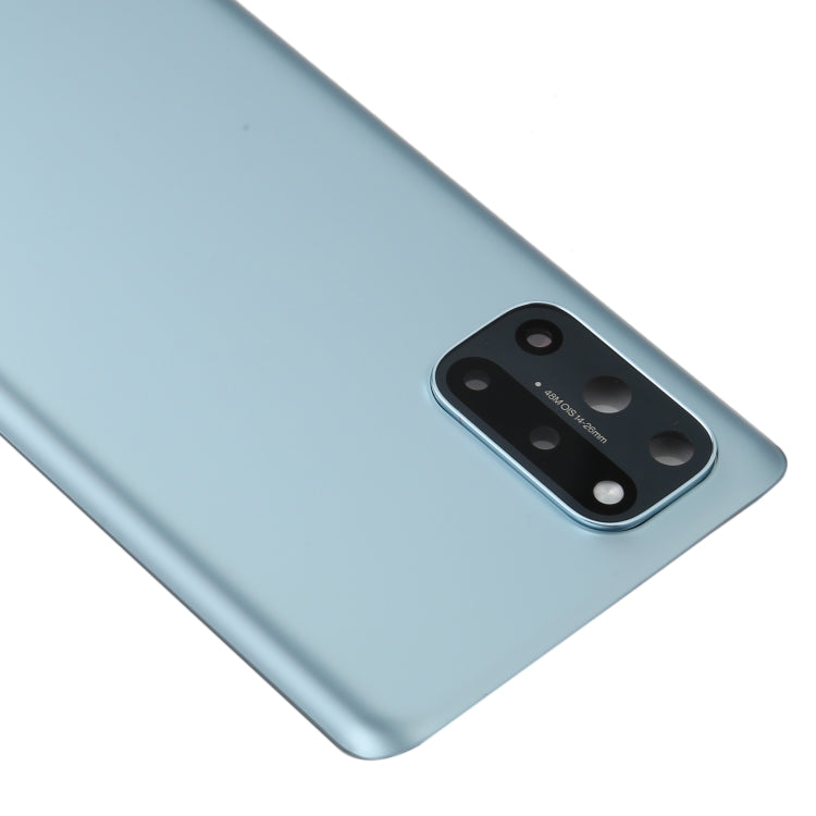 For OnePlus 8T Battery Back Cover with Camera Lens Cover (Silver) - Back Cover by buy2fix | Online Shopping UK | buy2fix