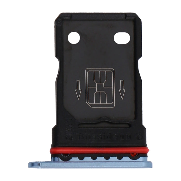 For OnePlus 9R SIM Card Tray + SIM Card Tray (Blue) - Card Tray by buy2fix | Online Shopping UK | buy2fix