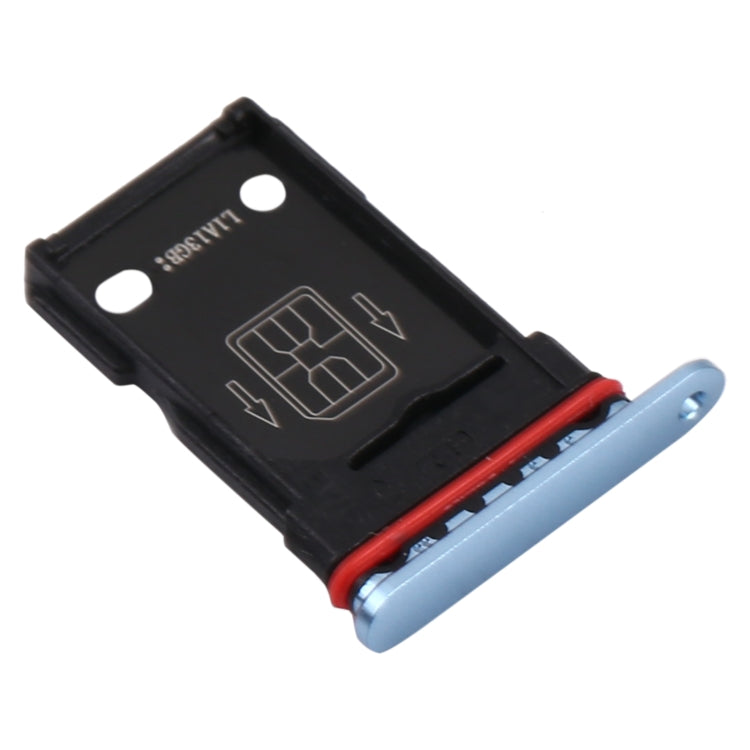 For OnePlus 9R SIM Card Tray + SIM Card Tray (Blue) - Card Tray by buy2fix | Online Shopping UK | buy2fix