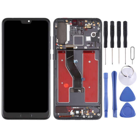 Original OLED LCD Screen for Huawei P20 Pro Digitizer Full Assembly with Frame(Black) - LCD Screen by buy2fix | Online Shopping UK | buy2fix